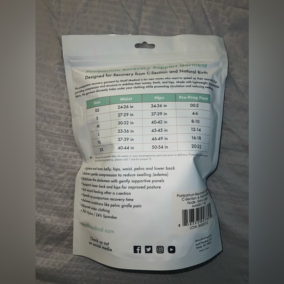 Postpartum recovery support in nude - Picture 10 of 16